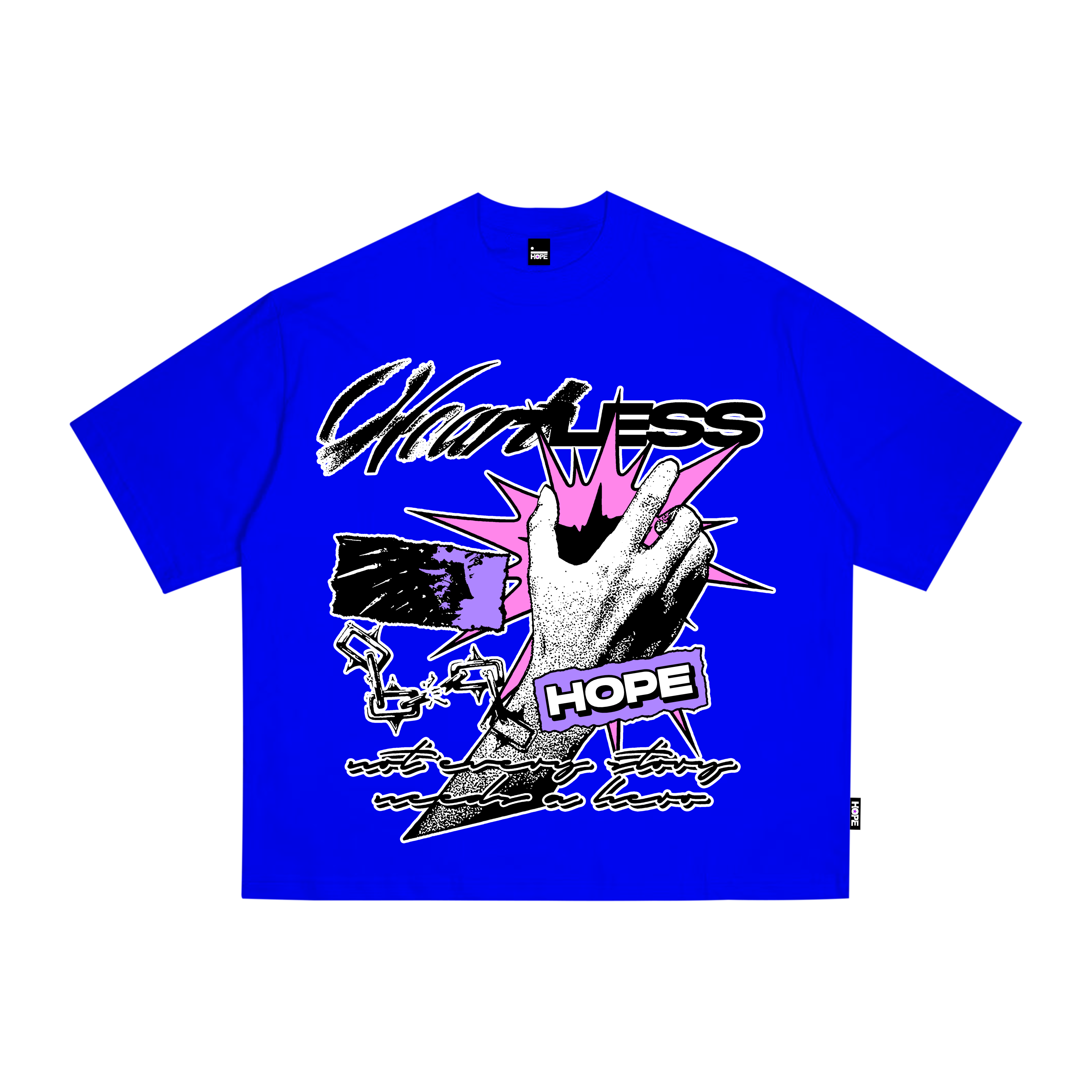 Biru Benhur Boxy Oversized Wearless Tshirt